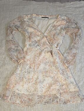 Abercrombie & Fitch | Dresses | Abercrombie Fitch Womens Ivory Ribbed Knit  Ls Turtleneck Sweater Dress | Poshmark